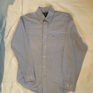 Nautica boys checked button down